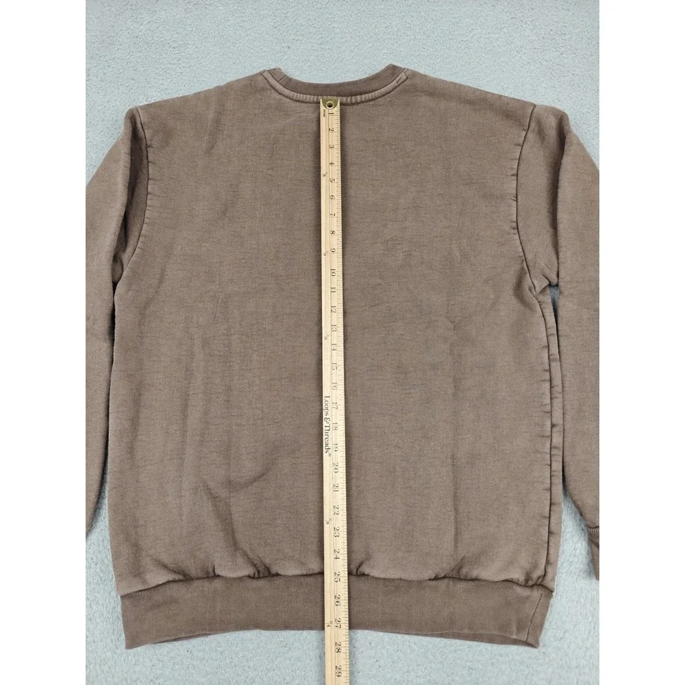 Civil Regime Over The Fire Crewneck Fleece Pigment Chocolate Pegasus Medium